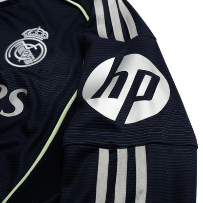 shoulder view of the Adidas Real Madrid 2025/26 Away Long Sleeve Jersey