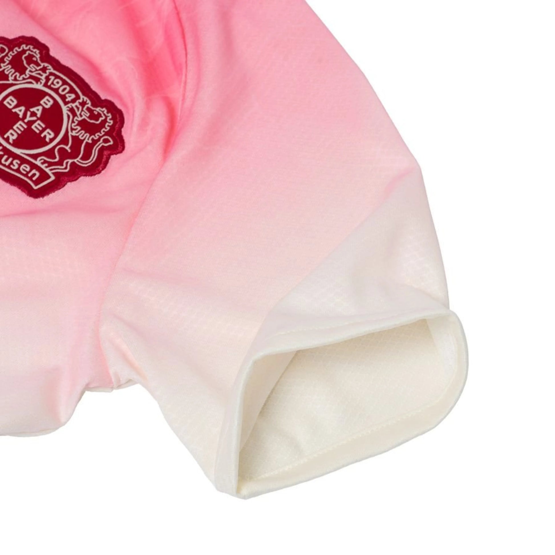shoulder view of the New Balance Bayer Leverkusen 2025/26 Away White Shirt