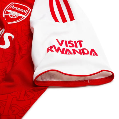 shoulder view of the adidas Arsenal Home Shirt 2025/26 Women - Red/White