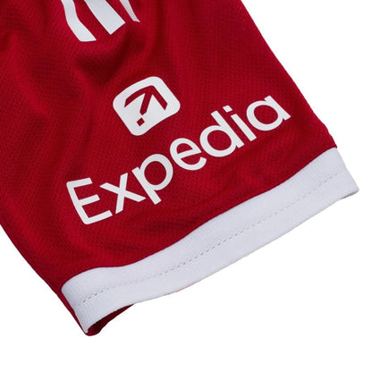 shoulder view on the adidas Liverpool FC 2025/26 Home Jersey