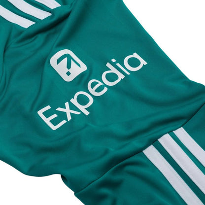 shoulder view of the adidas Liverpool FC 2025/26 Third Long Sleeve Jersey