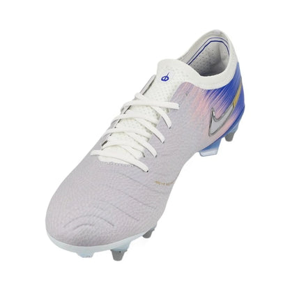 side view of the Nike Tiempo Legend 10 Elite SG-PRO United Chapter 2 in White/Blue