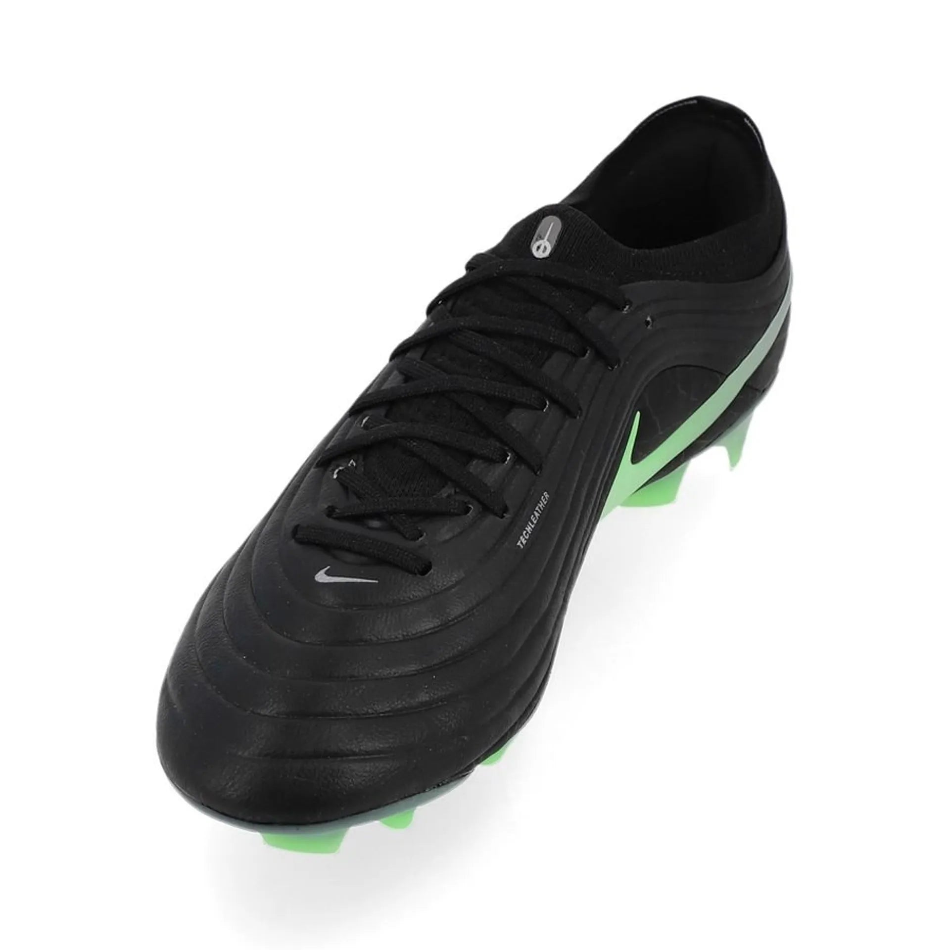 side view of the Nike Tiempo Maestro Elite FG from the Shadow Pack in Black/Green
