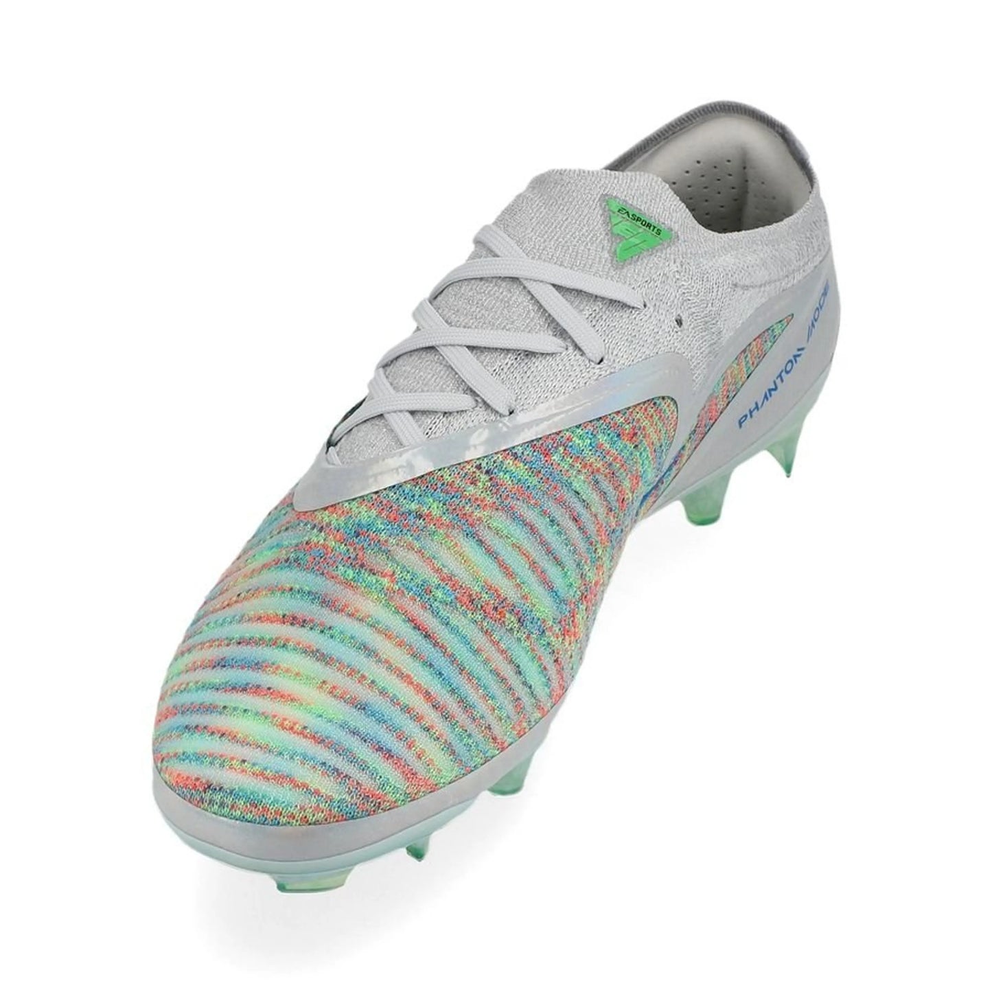 side view of the Nike Phantom 6 Elite Low Cut FG EAFC26 Multicolor/Crimson colorway 