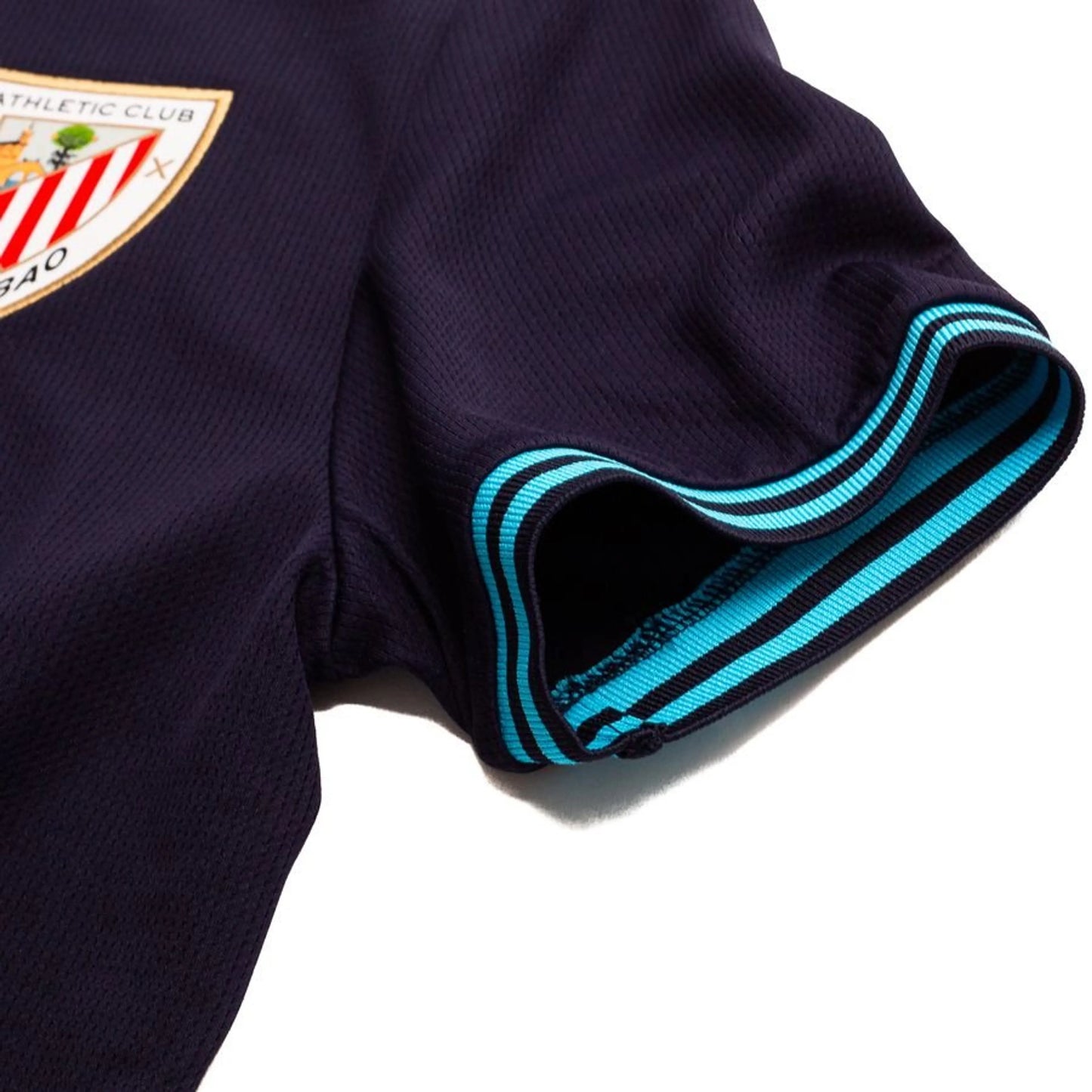 sleeve view of the Castore Athletic Bilbao 2025/26 Away Navy Shirt