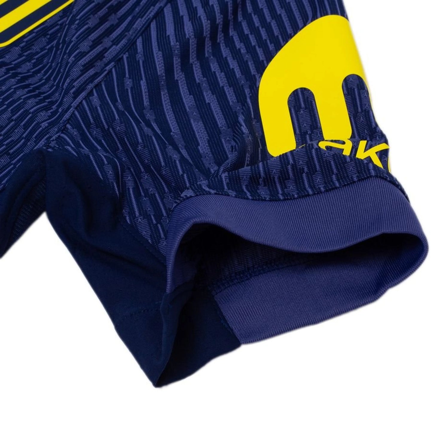 sleeve view of the Nike Atletico Madrid 2025/26 Away Navy Jersey