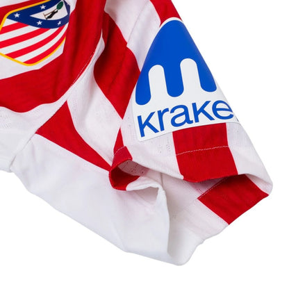 sleeve  view of the Nike Atletico Madrid 2025/26 Home Red & White 