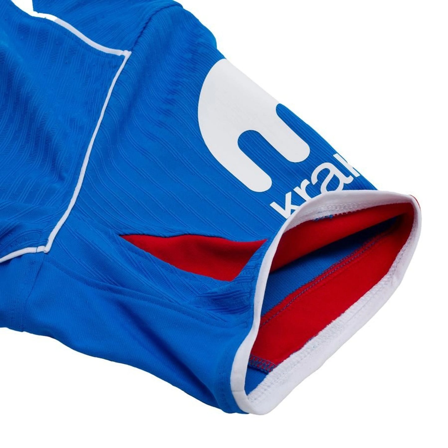 sleeve view of the Nike Atletico Madrid 2025/26 Third Blue Jersey