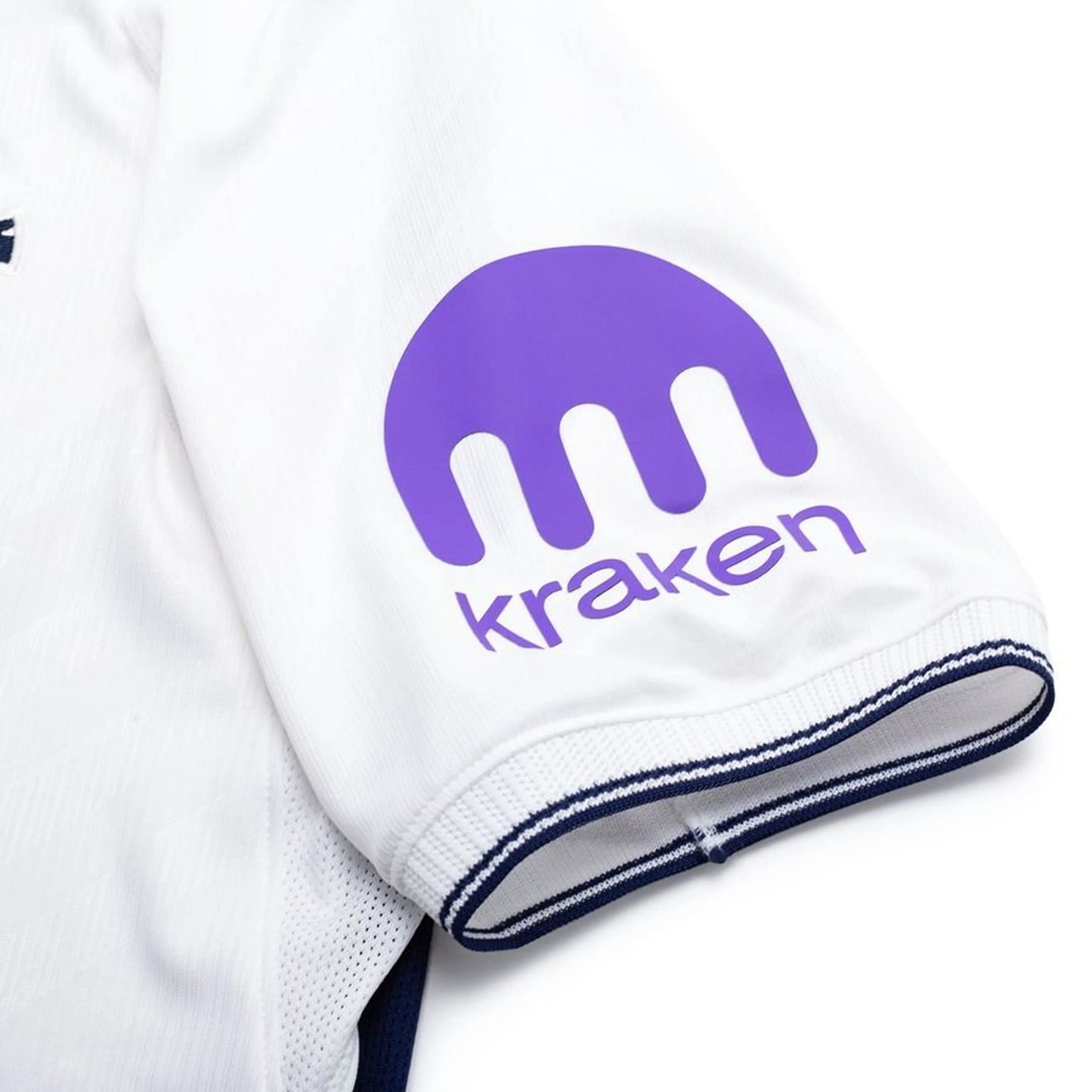 sleeve view of the Nike Tottenham Hotspur Men's Home Shirt 2026/27 - White/Binary Blue