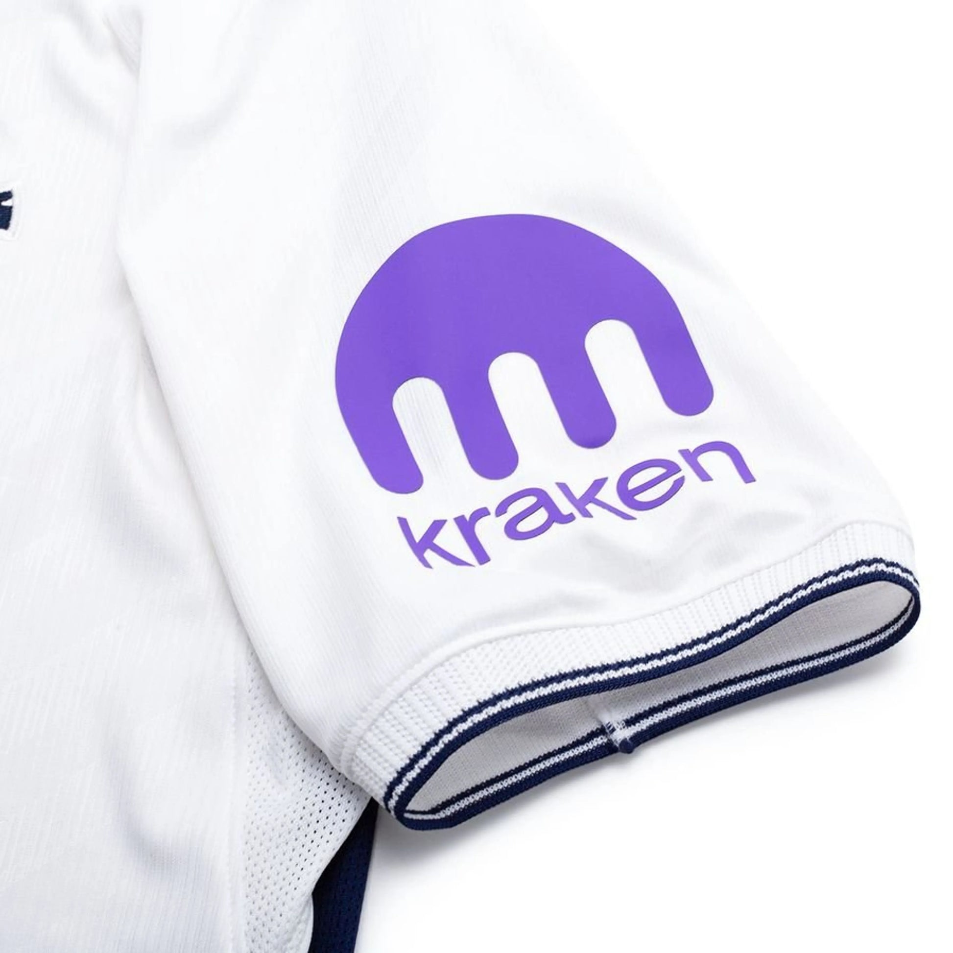 sleeve view of the Nike Tottenham Hotspur Men's Home Shirt 2026/27 - White/Binary Blue