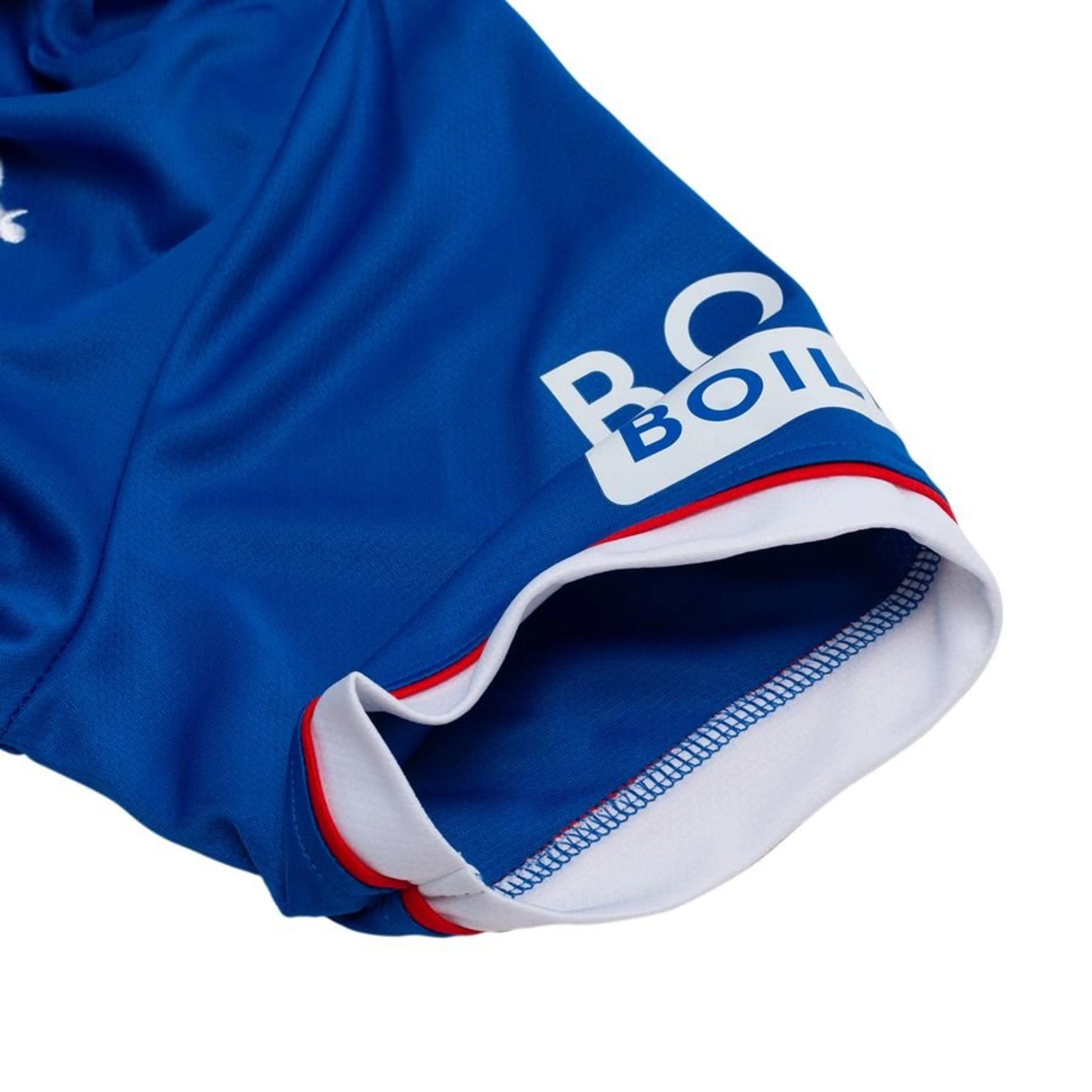 sleeve view of the Rangers FC Home Shirt 2025/26