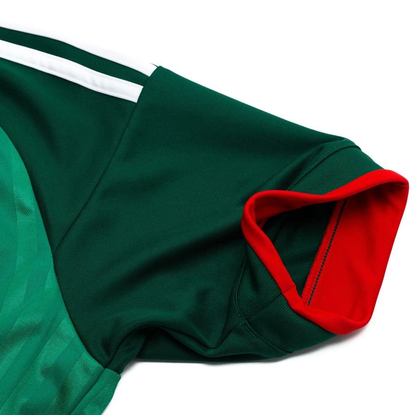 sleeve view on the adidas Algeria World Cup 2026 Away Green Shirt