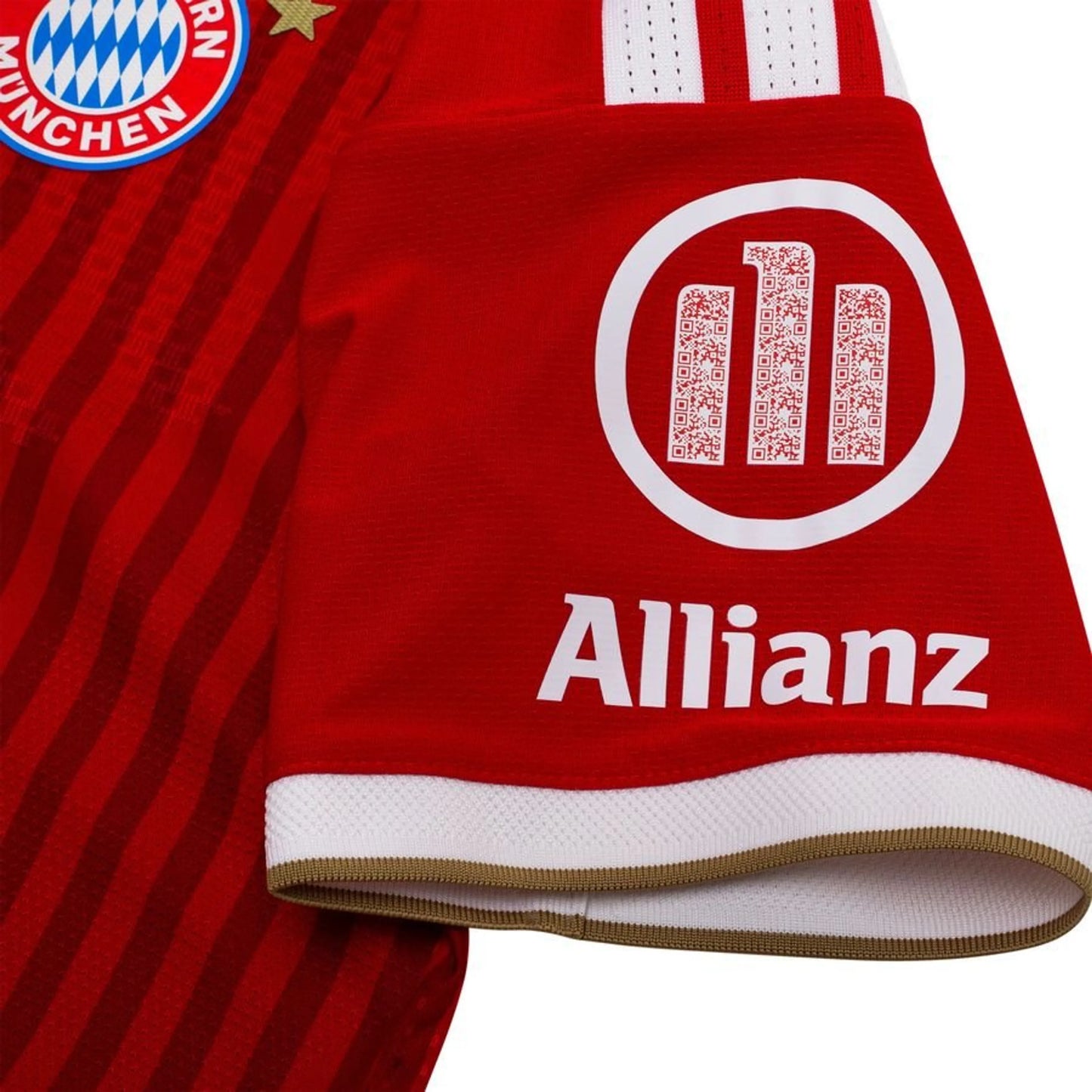sleeve view of the adidas FC Bayern München Home Shirt 2026/27