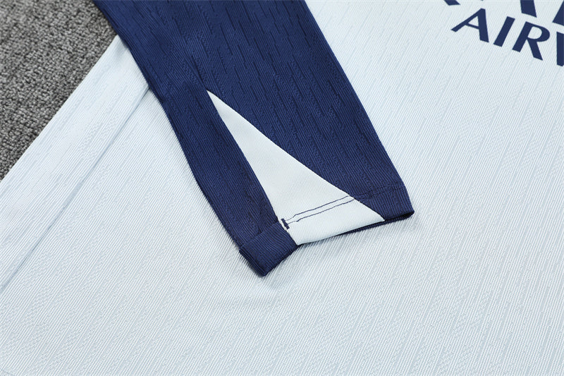 Inter Milan 25/26 Quarter-Zip Tracksuit white top sleeve view