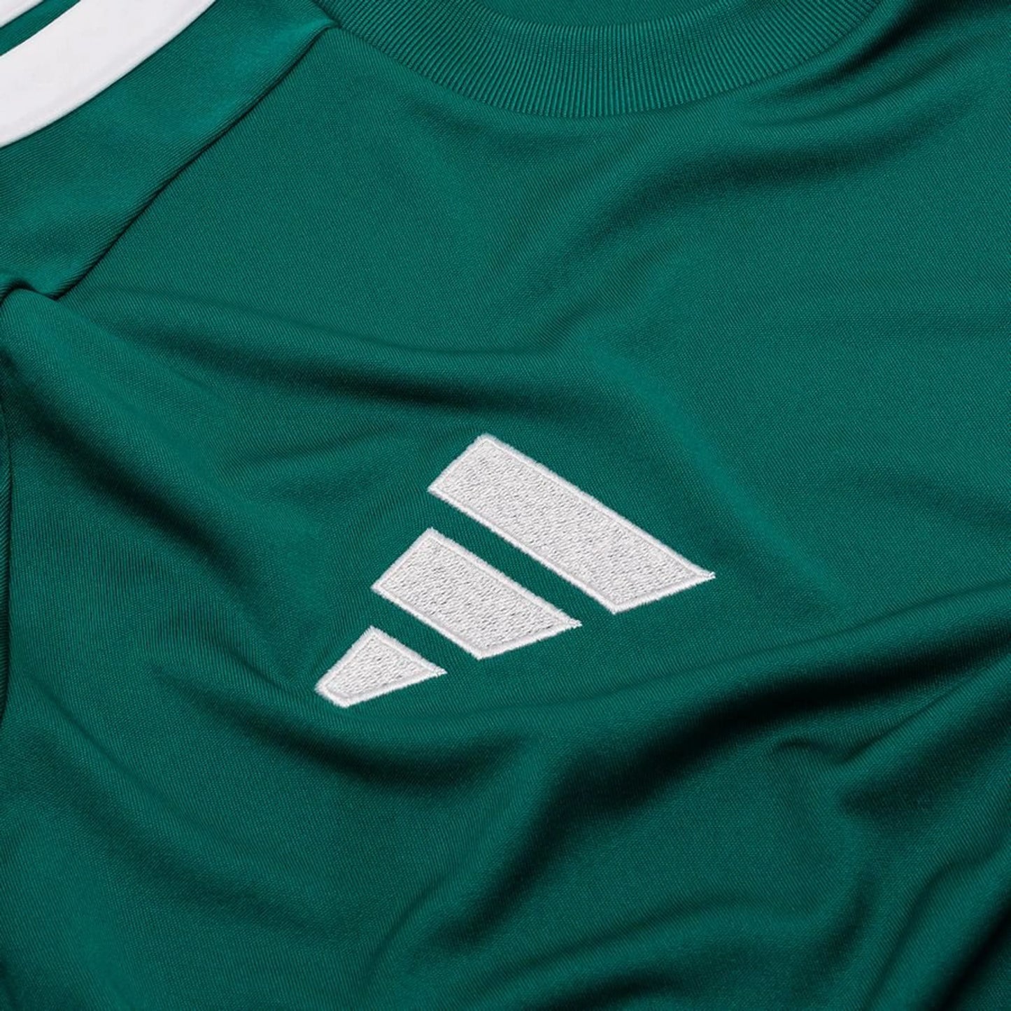 sponsor logo on the adidas Germany 2026 World Cup Goalkeeper Long Sleeve Jersey in Green