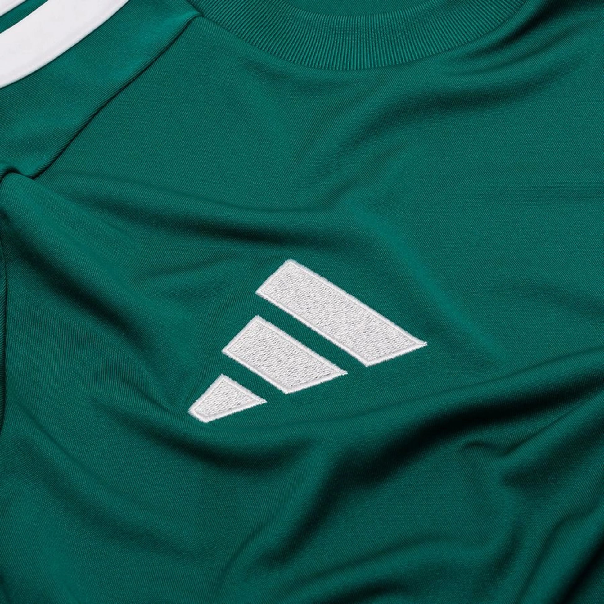 sponsor logo on the adidas Germany 2026 World Cup Goalkeeper Long Sleeve Jersey in Green