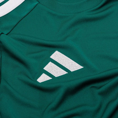 sponsor logo on the adidas Germany 2026 World Cup Goalkeeper Long Sleeve Jersey in Green