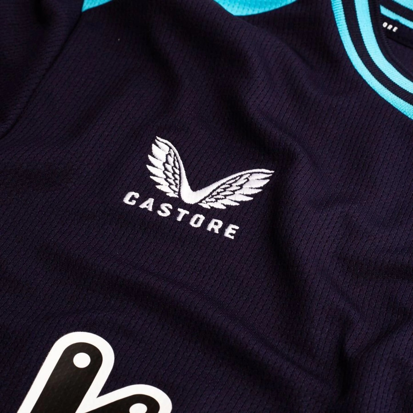sponsor view of the Castore Athletic Bilbao 2025/26 Away Navy Shirt
