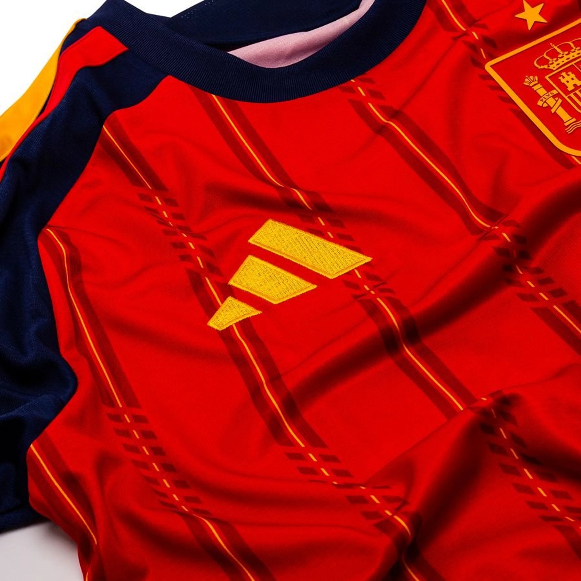 sponsor view of the adidas Spain 2026 World Cup Home Long Sleeve Jersey