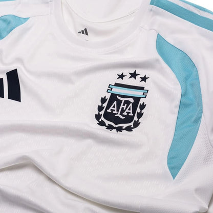 team logo on the adidas Argentina 2026 World Cup Training T-Shirt in White