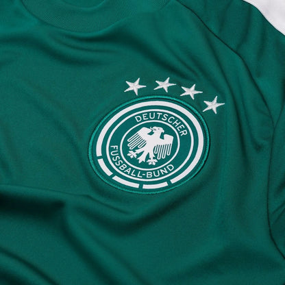 team logo on the adidas Germany 2026 World Cup Goalkeeper Long Sleeve Jersey in Green