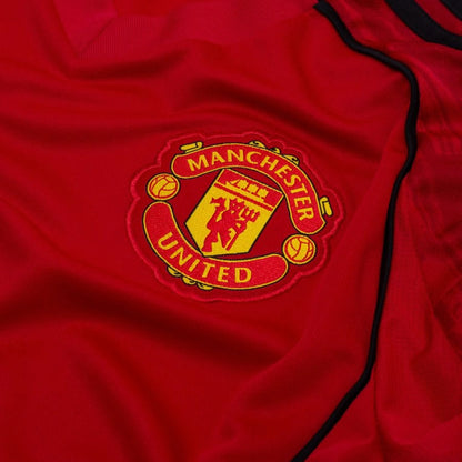 team logo on the adidas Manchester United 2025/26 Home Shirt Long Sleeves