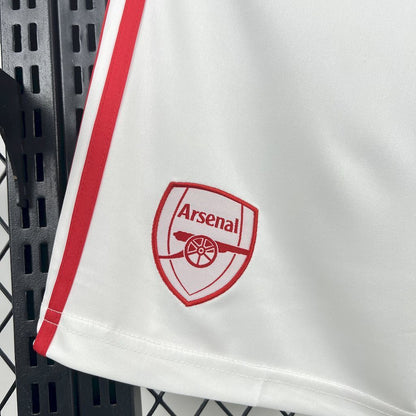 team logo view on the Arsenal 25/26 Home White Shorts