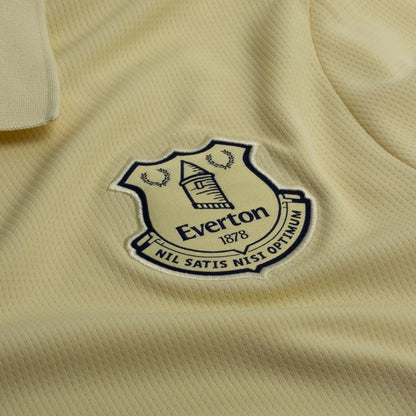 team logo view on the Castore Everton 2025/26 Away Yellow Shirt