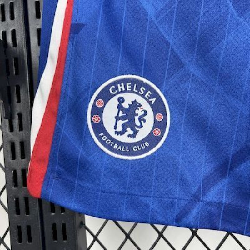 team logo view on the Chelsea 25/26 Home Blue Shorts