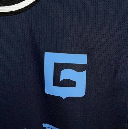 team logo view on the Girona 2025/26 Third Navy Jersey