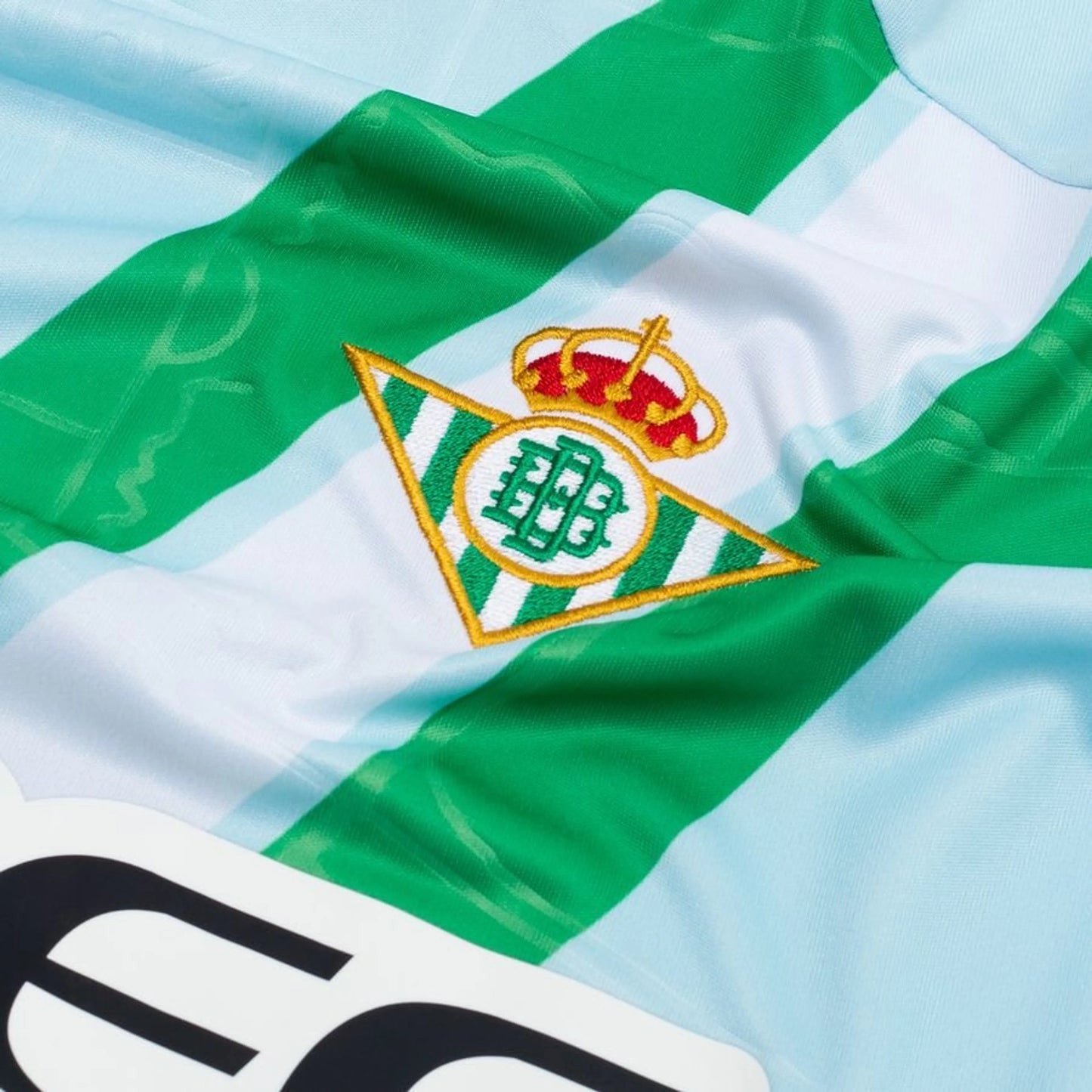 team logo view of the Hummel Real Betis 2025/26 Away Shirt