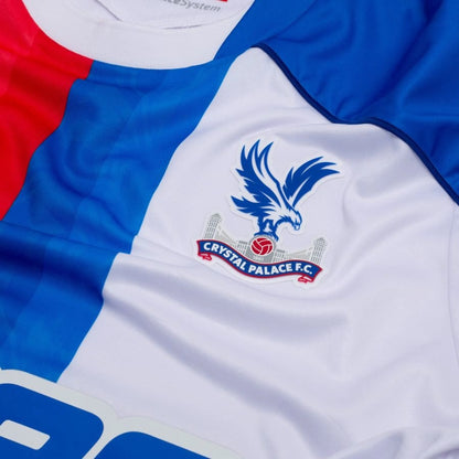 team logo view of the Macron Crystal Palace Away Shirt 2025/26