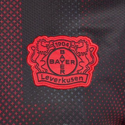 team logo view on the New Balance Bayer Leverkusen 2025/26 Home Black Shirt