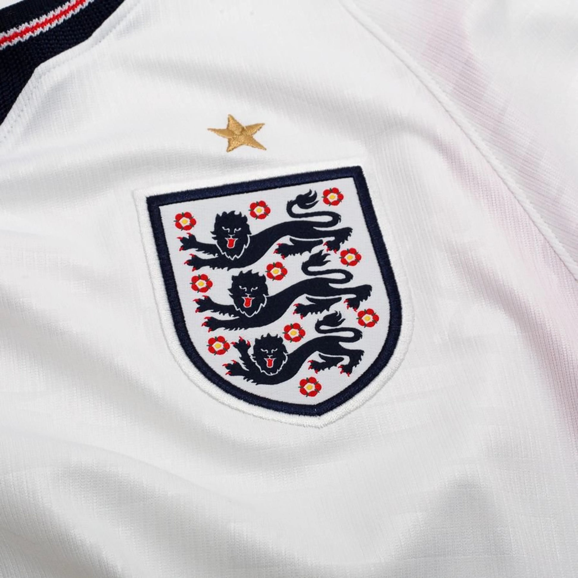 team logo view of the Nike England World Cup 2026 Home White Shirt