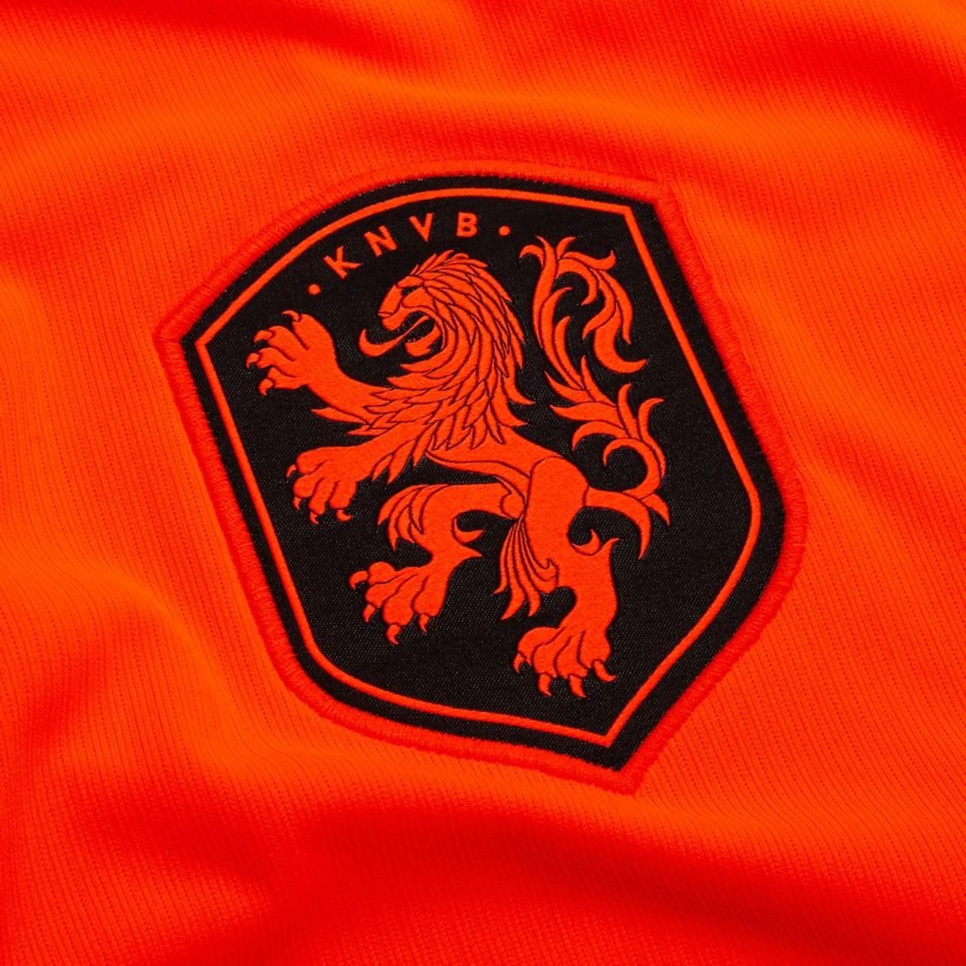team logo view of the Nike Holland Womens Home Shirt World Cup 2026 - Orange