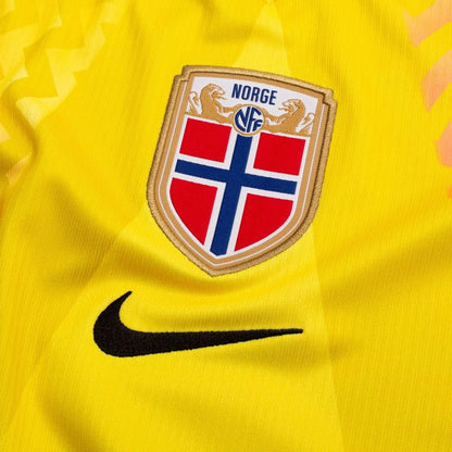 team logo view on the Nike Norway World Cup 2026 Goalkeeper Shirt
