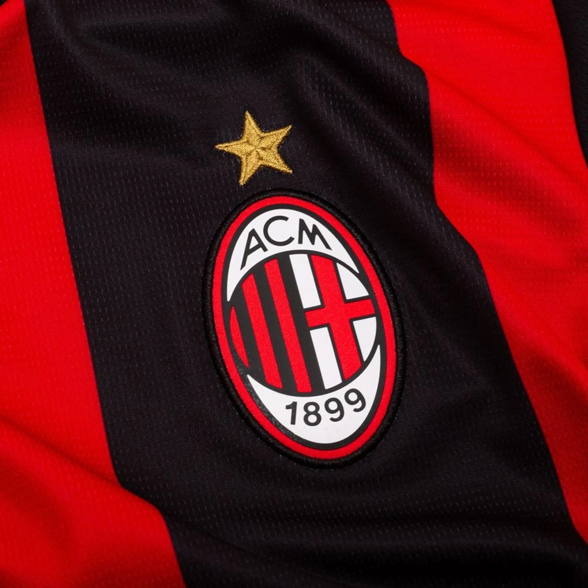 team logo view of the PUMA AC Milan Home Long Sleeve Shirt 2026/27