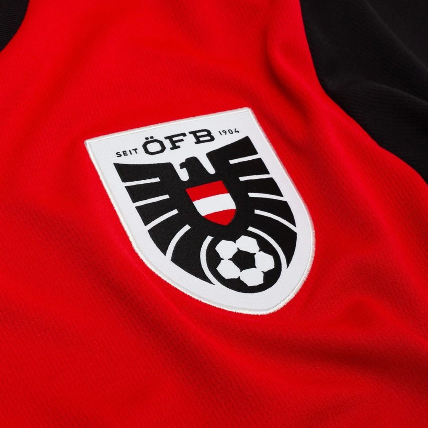team logo view of the PUMA Austria World Cup 2026 Home Shirt