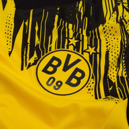 team logo view on the PUMA Borussia Dortmund 2025/26 Home Yellow Shirt