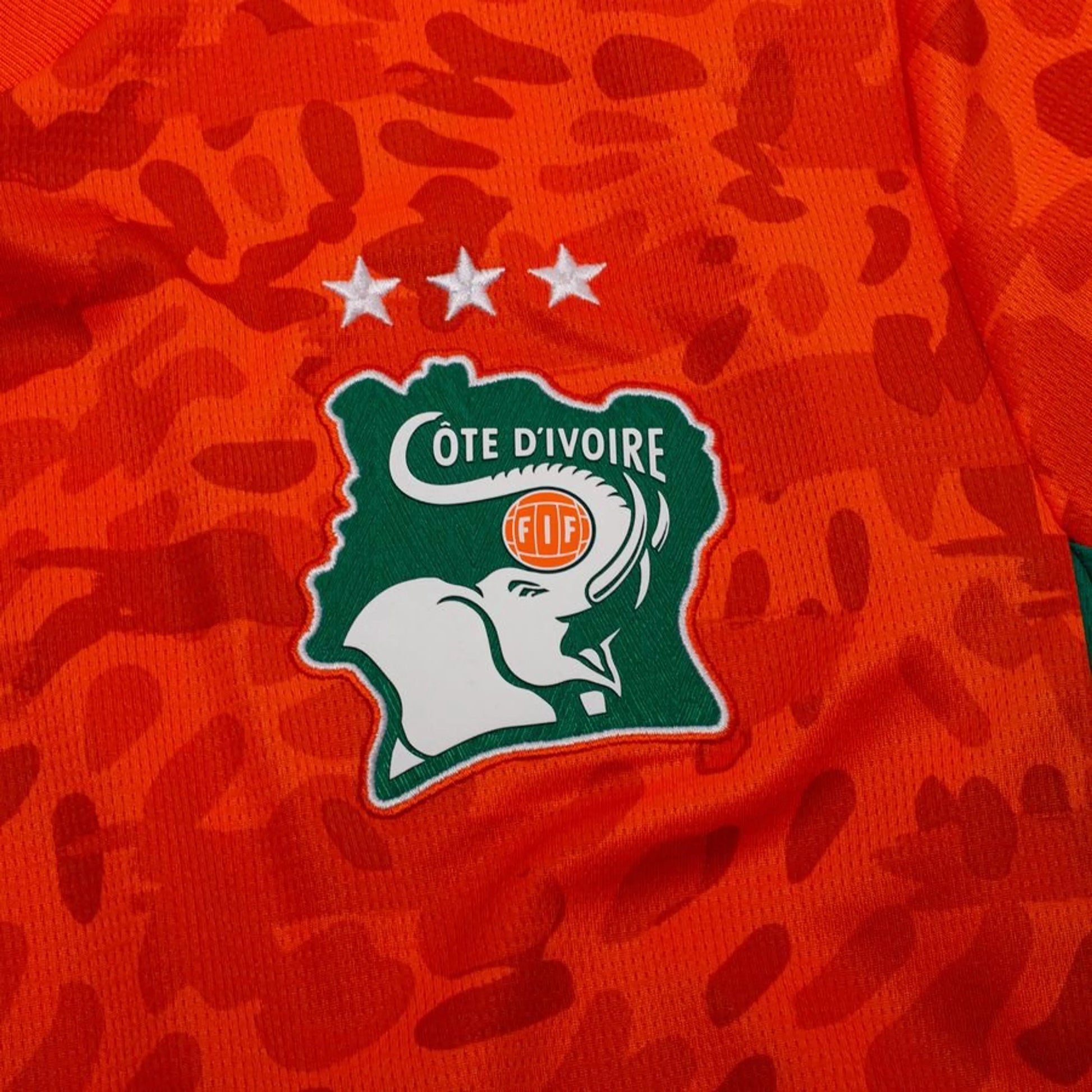 team logo view of the PUMA Ivory Coast World Cup 2026 Home Shirt