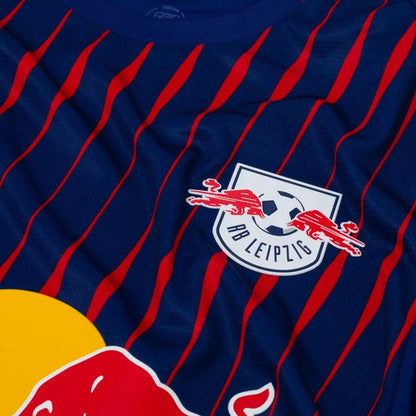 team logo view on the Puma RB Leipzig 2025/26 Away Blue Shirt