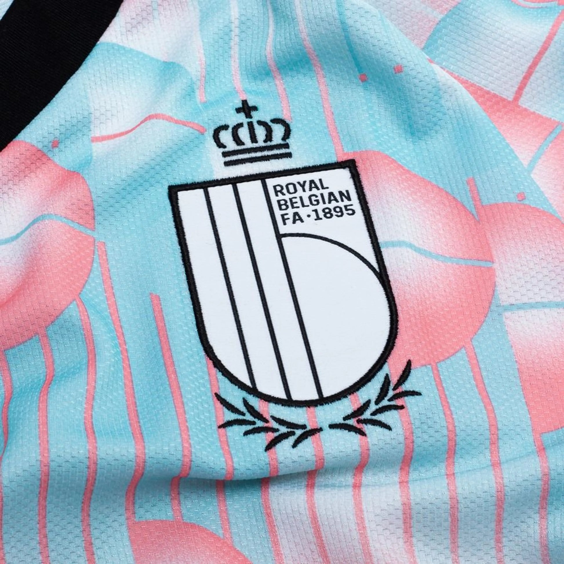 team logo view on the adidas Belgium World Cup 2026 Away Shirt