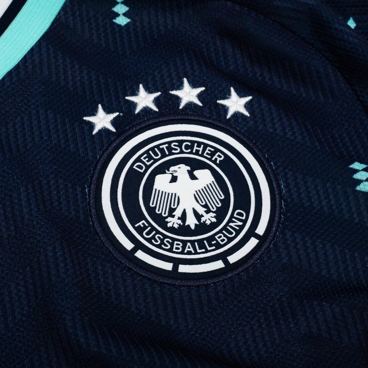team logo view on the adidas Germany World Cup 2026 Away Shirt