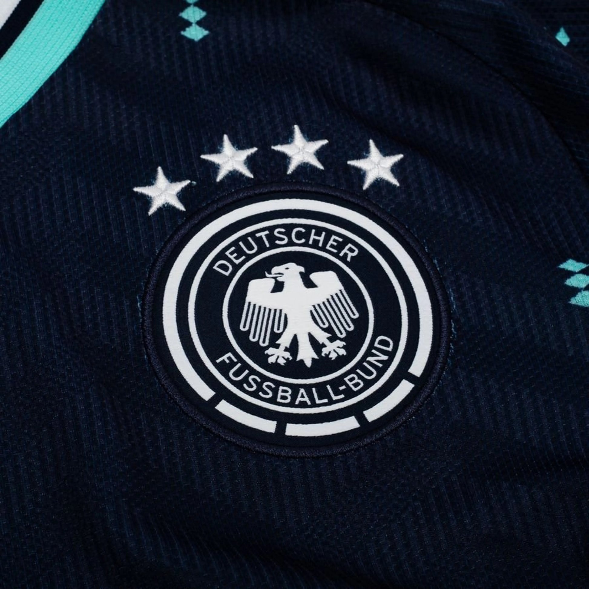 team logo view on the adidas Germany World Cup 2026 Away Shirt Long Sleeves