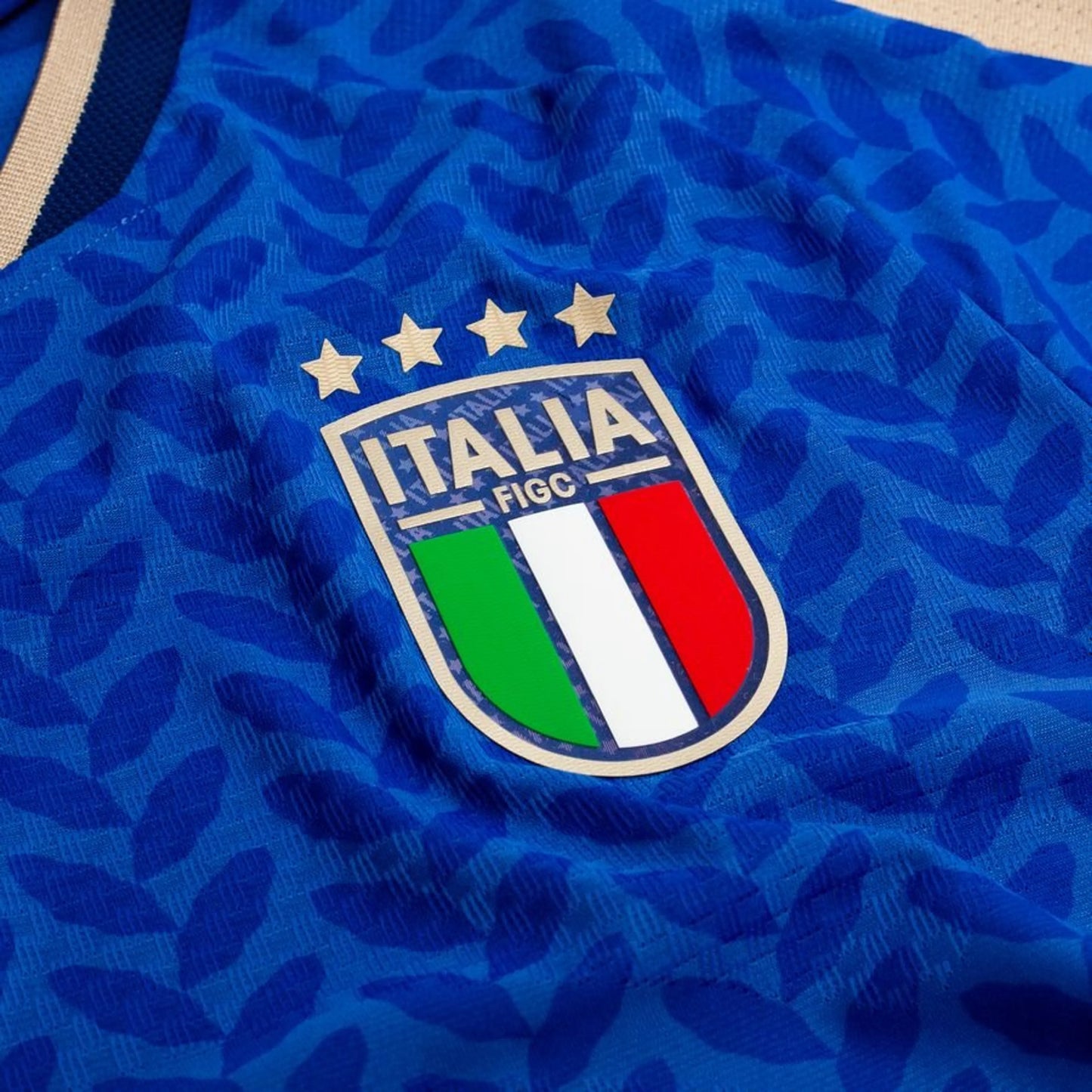 team logo view of the adidas Italy 2025/26 Home Blue Jersey