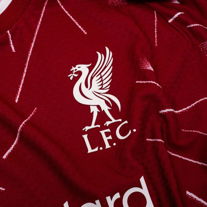 team logo view of the adidas Liverpool FC Long Sleeve Home Shirt 2026/27