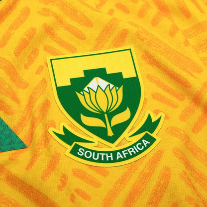 team logo view on the adidas South Africa World Cup 2026 Home Yellow Jersey