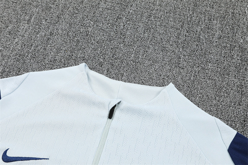 Inter Milan 25/26 Quarter-Zip Tracksuit top neck view