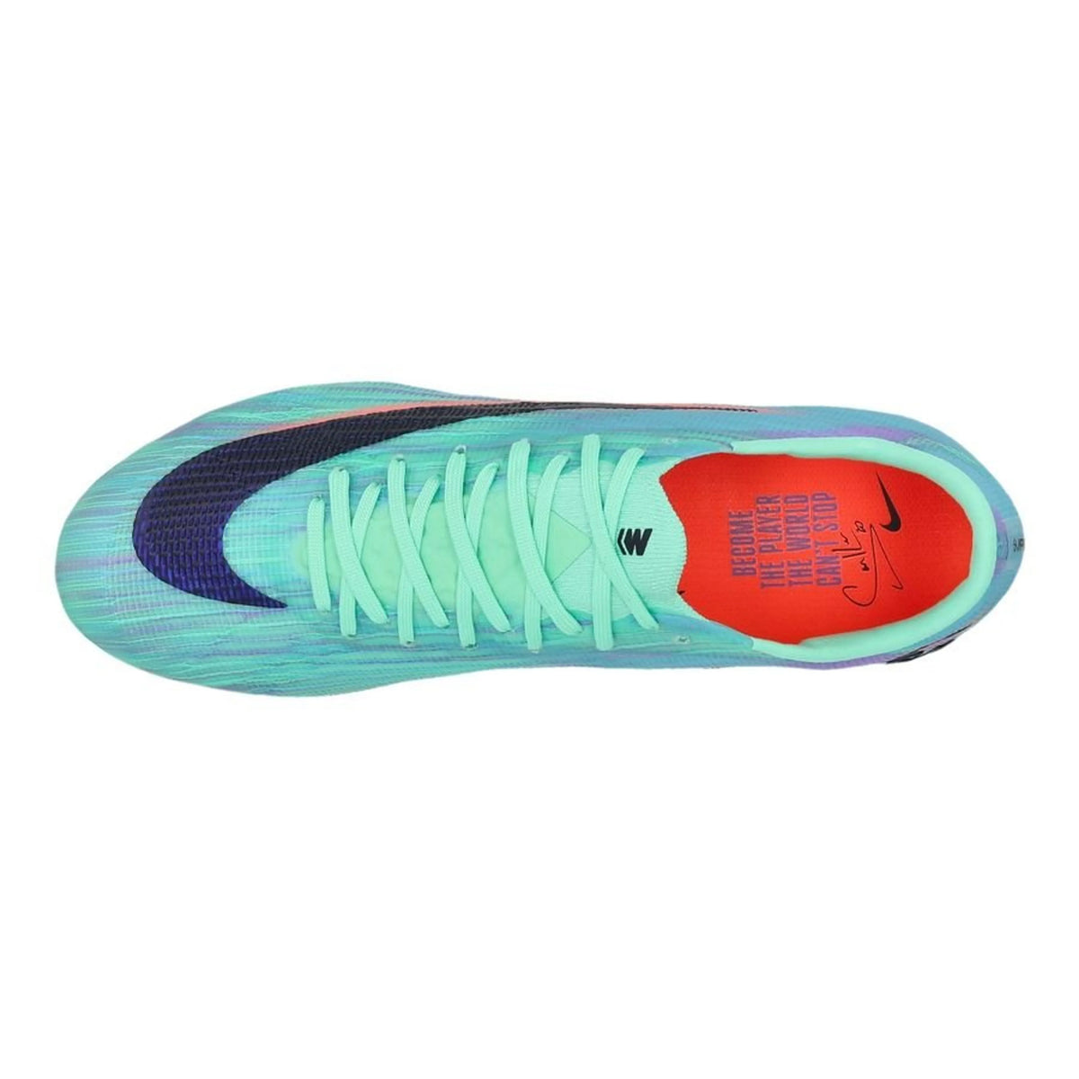 top view of the Nike Air Zoom Mercurial Superfly 11 Elite FG Sam Kerr Personal Edition