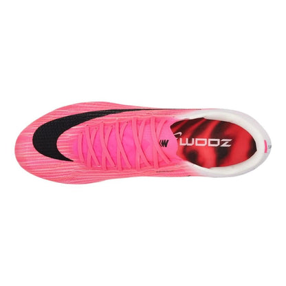 top view of the Nike Air Zoom Mercurial Superfly 11 Elite FG in Pink / White / Black (Breakout Pack)